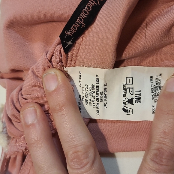 Vintage Strapless Xtraordinary Dusty Rose Dress Size Sm - Picture 9 of 9